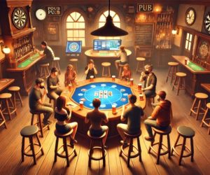 Gaming atmosphere inspired by pub culture